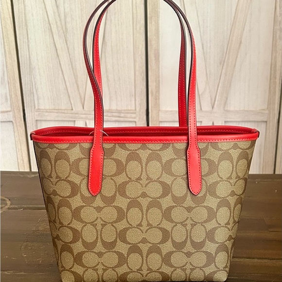 NWT Coach Signature City Mini Tote - Picture 7 of 10
